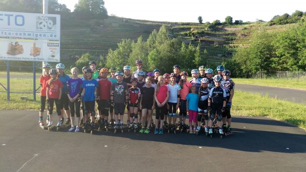 Gemeinsames Rolltraining mit den Speedskatern des SSC Meißen