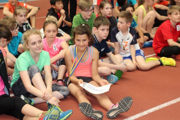 Athletiktest der AK 10-12 im Sportforum Chemnitz am 21.04.2018