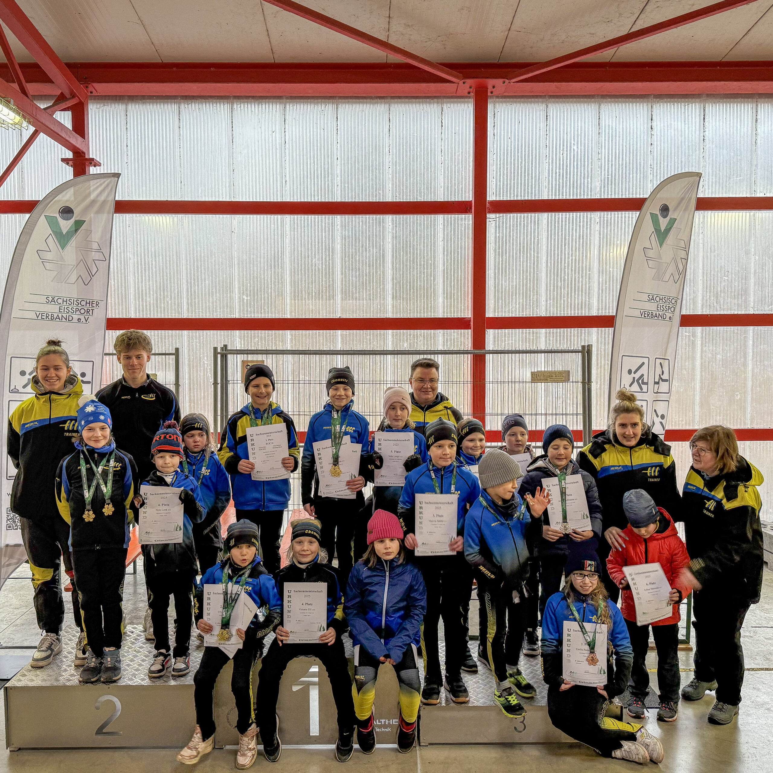 Sächsische Meisterschaften Altersklasse F in Crimmitschau (01.03.2025)