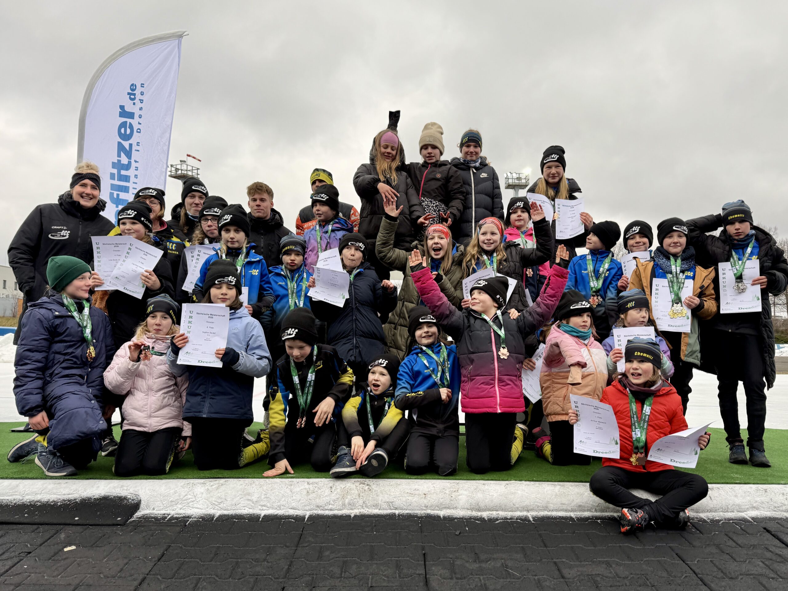 Sächsische Meisterschaften Altersklassen F|E in Dresden (14.02.2026)